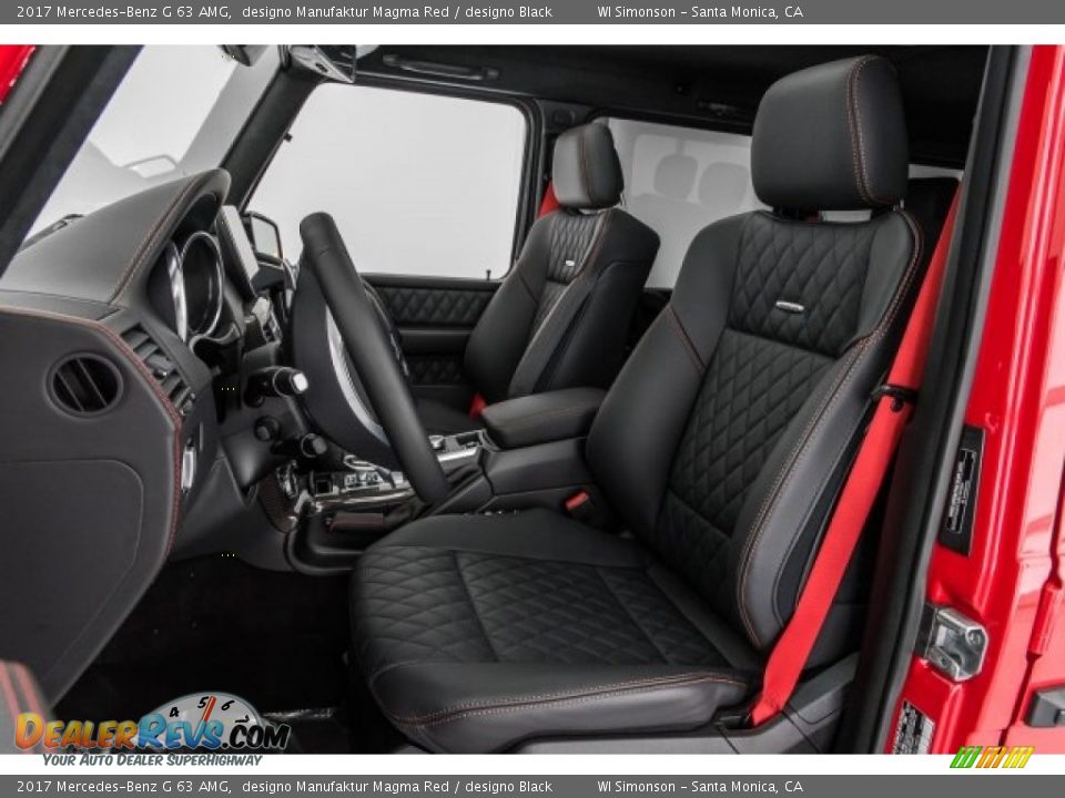 Front Seat of 2017 Mercedes-Benz G 63 AMG Photo #18
