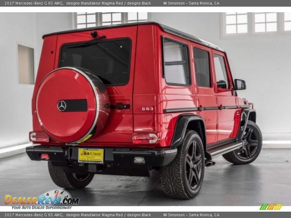 2017 Mercedes-Benz G 63 AMG designo Manufaktur Magma Red / designo Black Photo #19