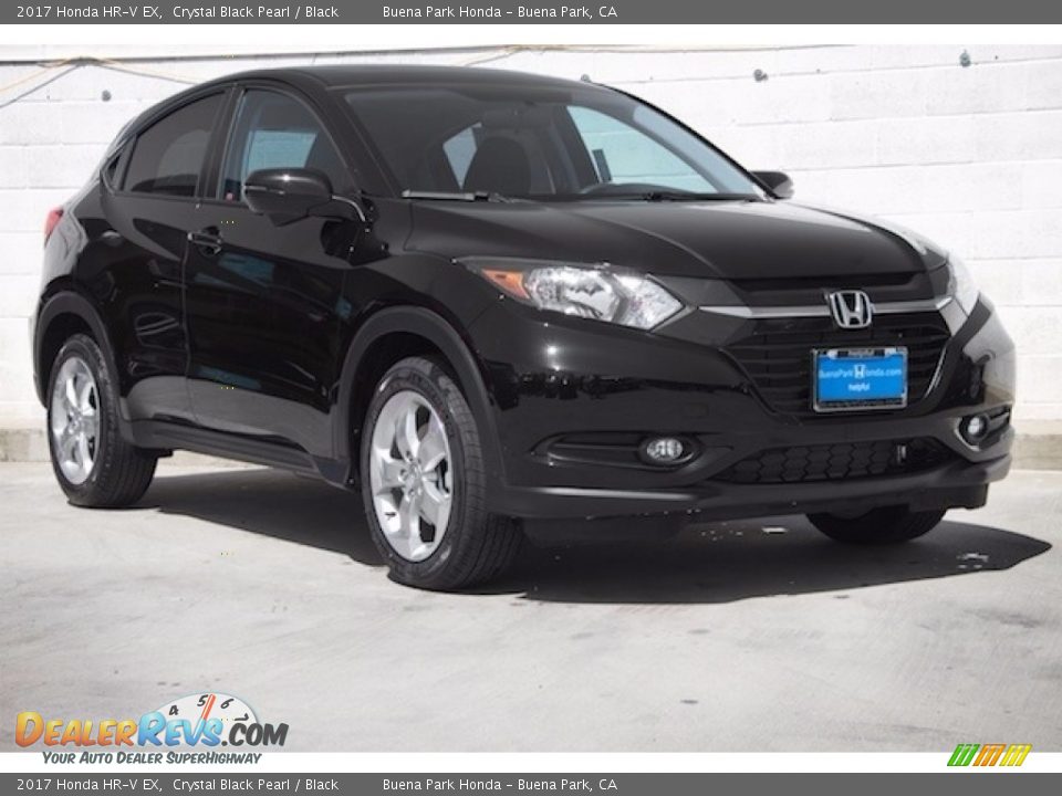2017 Honda HR-V EX Crystal Black Pearl / Black Photo #1