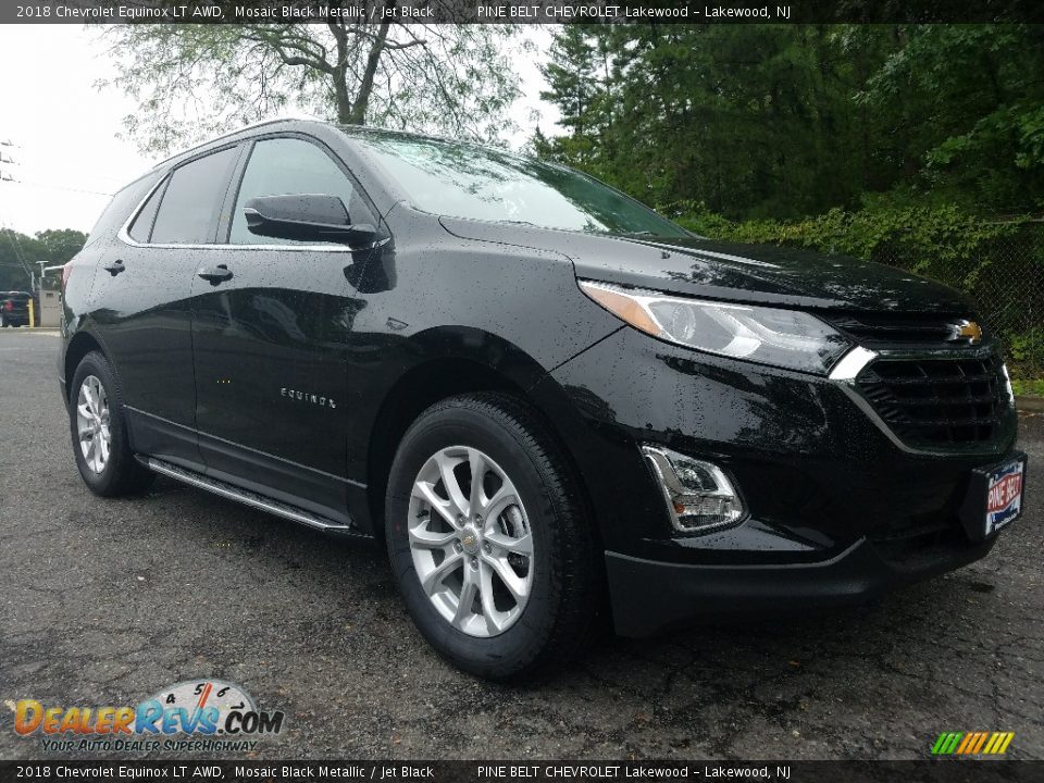 2018 Chevrolet Equinox LT AWD Mosaic Black Metallic / Jet Black Photo #1