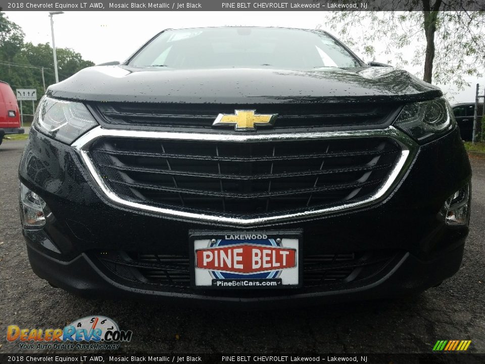 2018 Chevrolet Equinox LT AWD Mosaic Black Metallic / Jet Black Photo #2