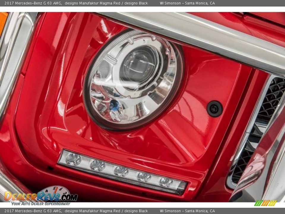 2017 Mercedes-Benz G 63 AMG designo Manufaktur Magma Red / designo Black Photo #31