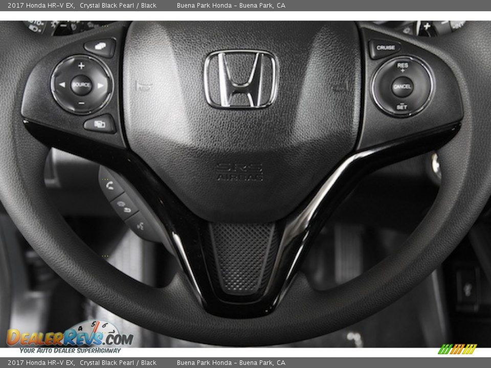 2017 Honda HR-V EX Crystal Black Pearl / Black Photo #10