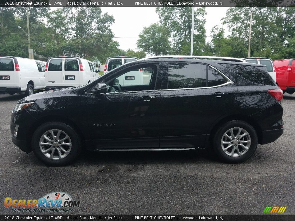 2018 Chevrolet Equinox LT AWD Mosaic Black Metallic / Jet Black Photo #3