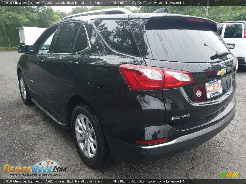 2018 Chevrolet Equinox LT AWD Mosaic Black Metallic / Jet Black Photo #4