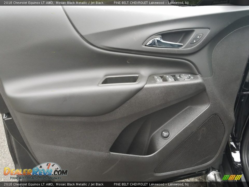 2018 Chevrolet Equinox LT AWD Mosaic Black Metallic / Jet Black Photo #6
