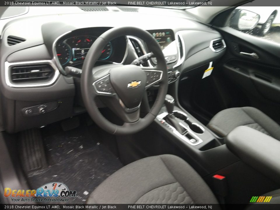 2018 Chevrolet Equinox LT AWD Mosaic Black Metallic / Jet Black Photo #7