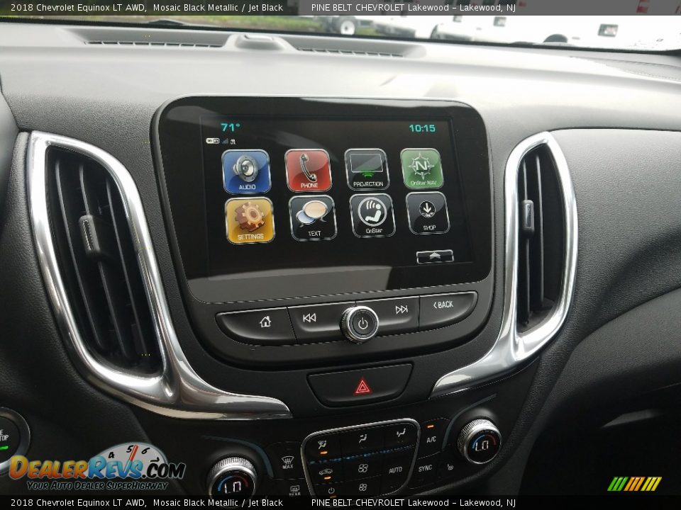 2018 Chevrolet Equinox LT AWD Mosaic Black Metallic / Jet Black Photo #10