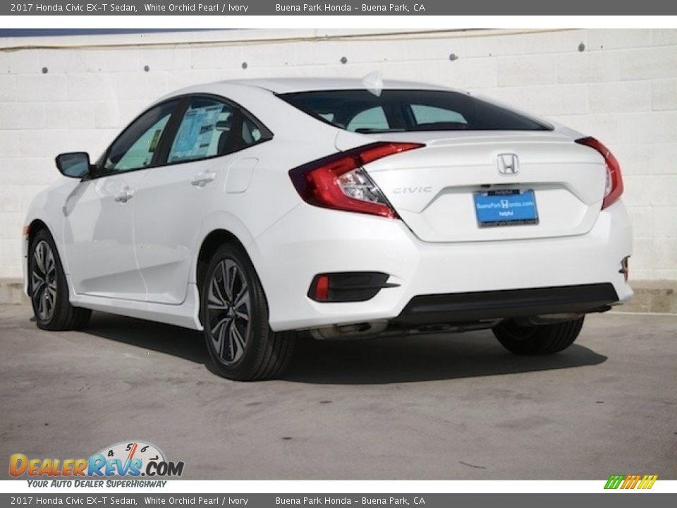 2017 Honda Civic EX-T Sedan White Orchid Pearl / Ivory Photo #2