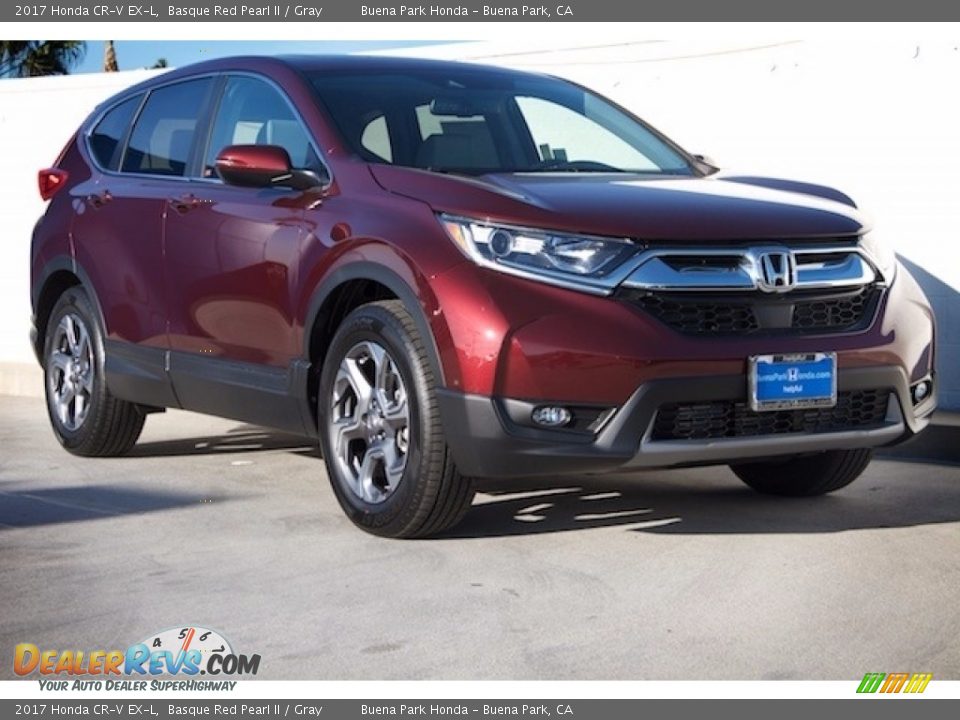 2017 Honda CR-V EX-L Basque Red Pearl II / Gray Photo #1