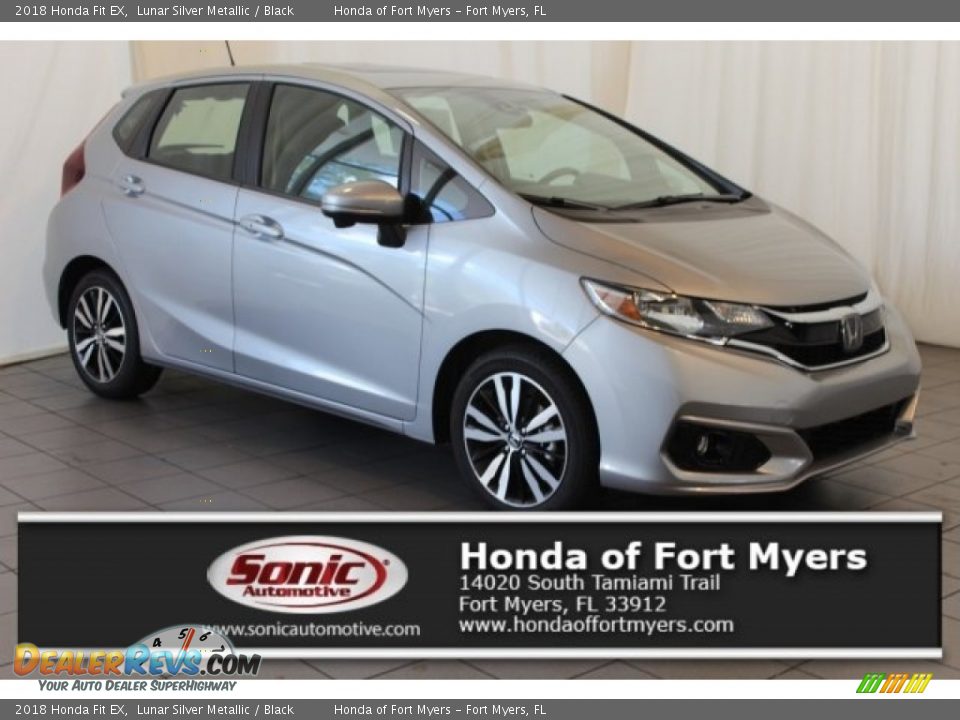 2018 Honda Fit EX Lunar Silver Metallic / Black Photo #1