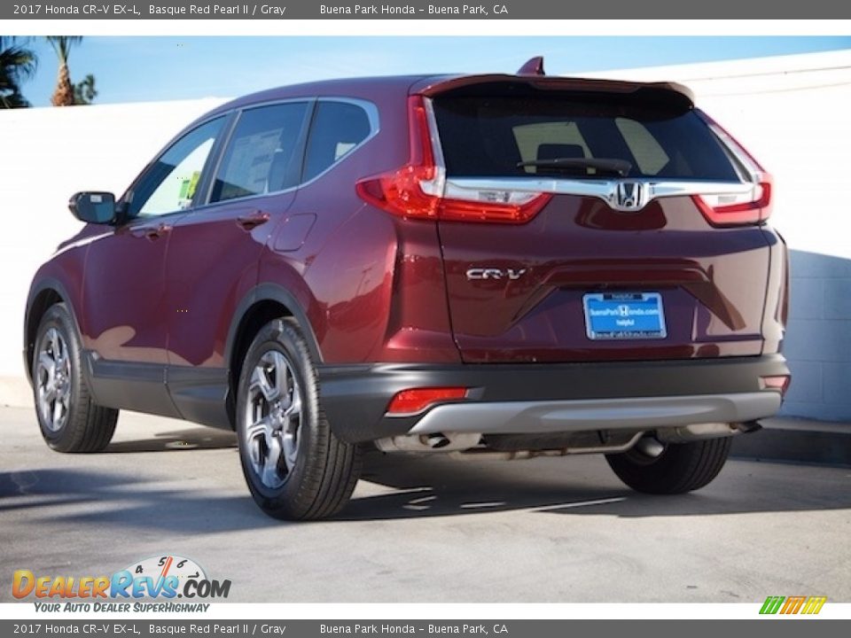 2017 Honda CR-V EX-L Basque Red Pearl II / Gray Photo #2