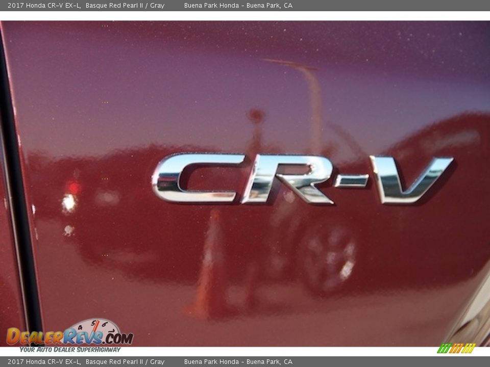 2017 Honda CR-V EX-L Basque Red Pearl II / Gray Photo #3