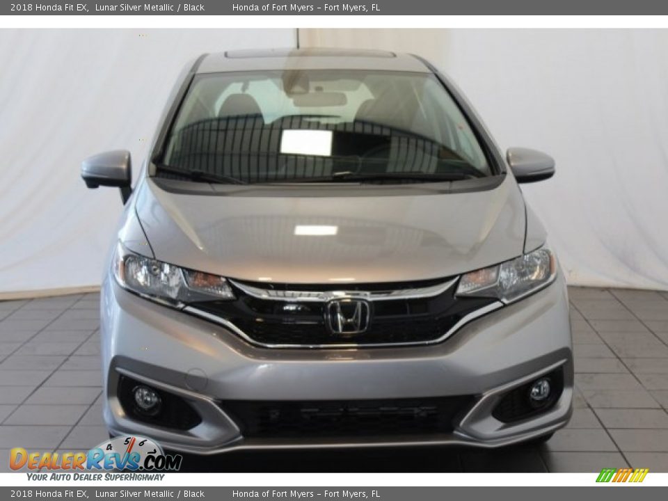 2018 Honda Fit EX Lunar Silver Metallic / Black Photo #3