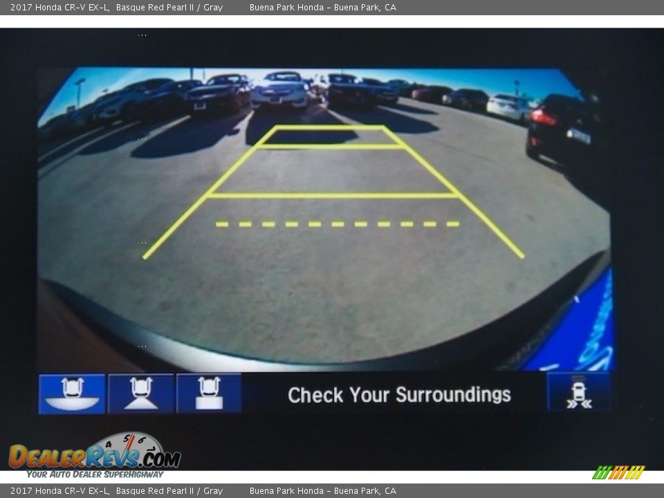 2017 Honda CR-V EX-L Basque Red Pearl II / Gray Photo #5