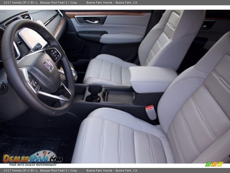 2017 Honda CR-V EX-L Basque Red Pearl II / Gray Photo #7