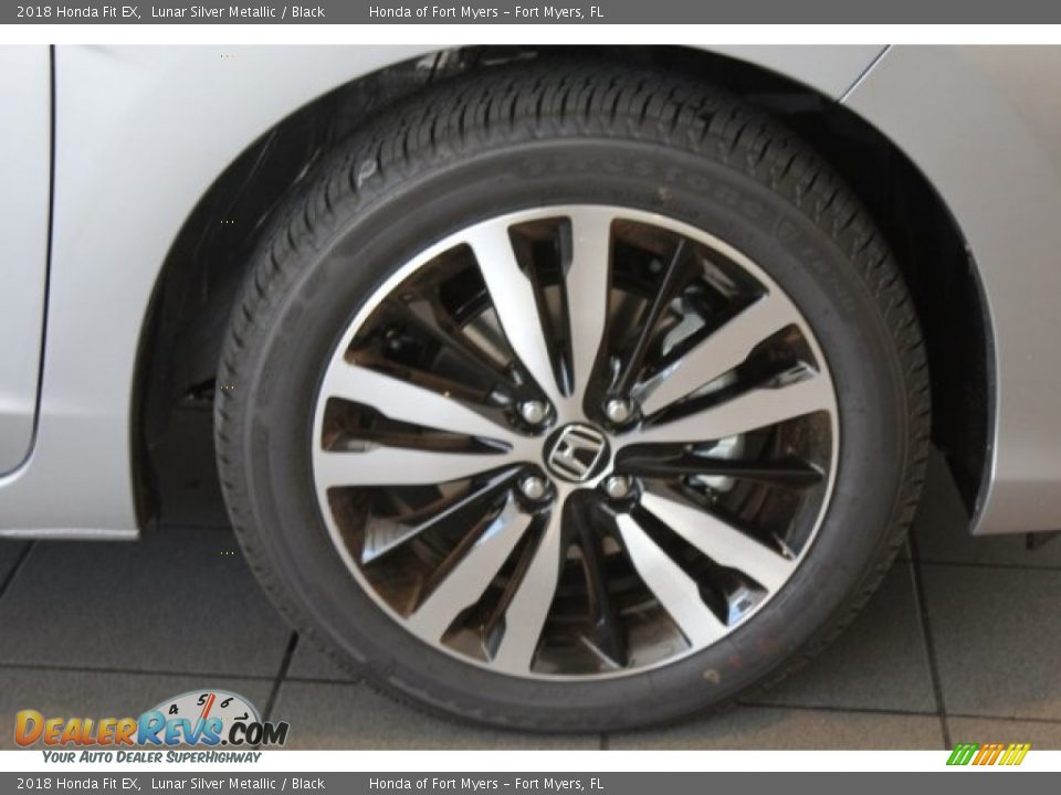 2018 Honda Fit EX Lunar Silver Metallic / Black Photo #8
