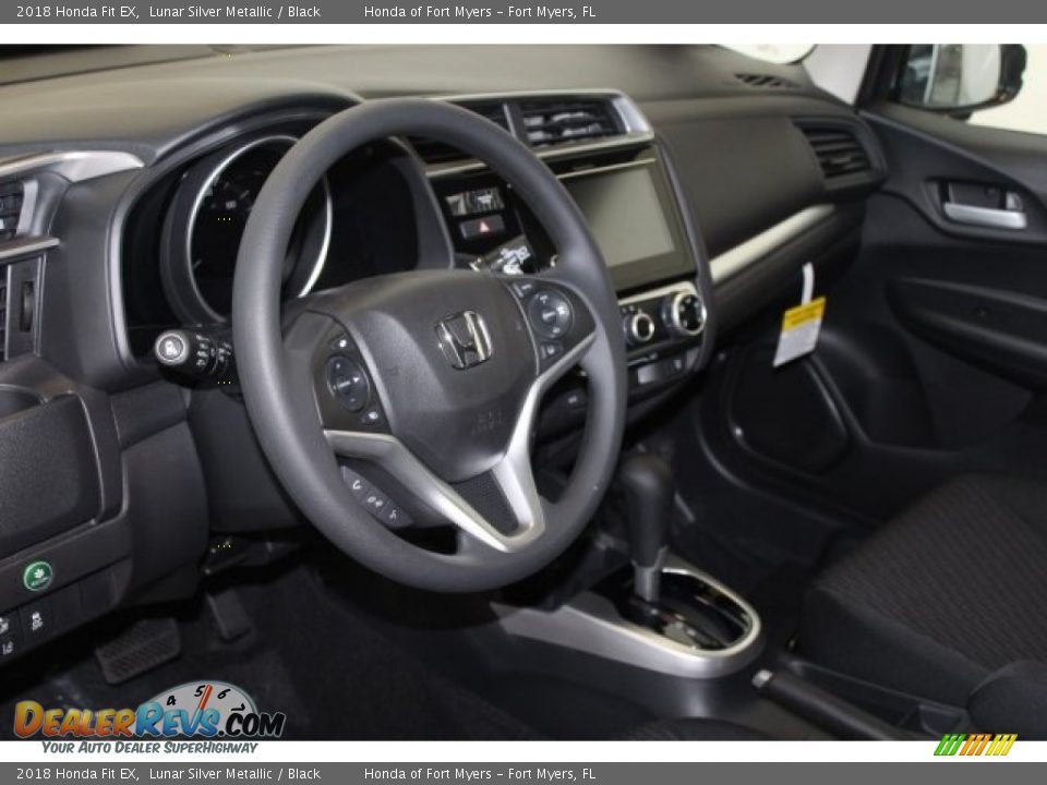 2018 Honda Fit EX Lunar Silver Metallic / Black Photo #12
