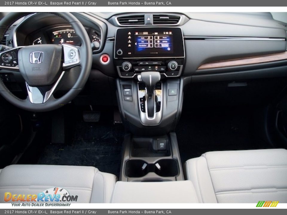 2017 Honda CR-V EX-L Basque Red Pearl II / Gray Photo #11