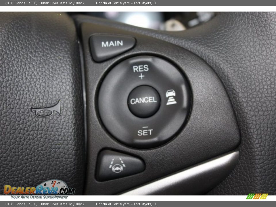 2018 Honda Fit EX Lunar Silver Metallic / Black Photo #14