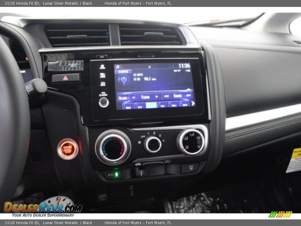 2018 Honda Fit EX Lunar Silver Metallic / Black Photo #16