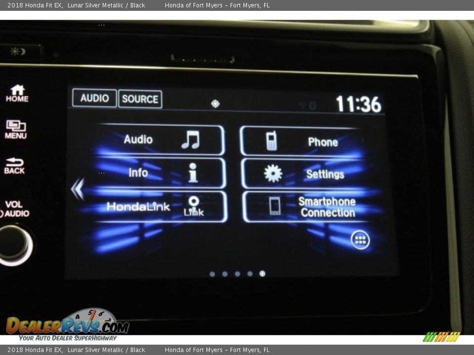 2018 Honda Fit EX Lunar Silver Metallic / Black Photo #18