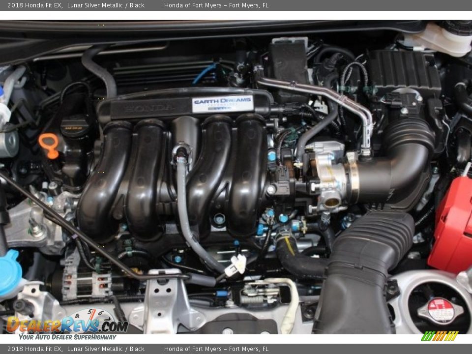 2018 Honda Fit EX Lunar Silver Metallic / Black Photo #25