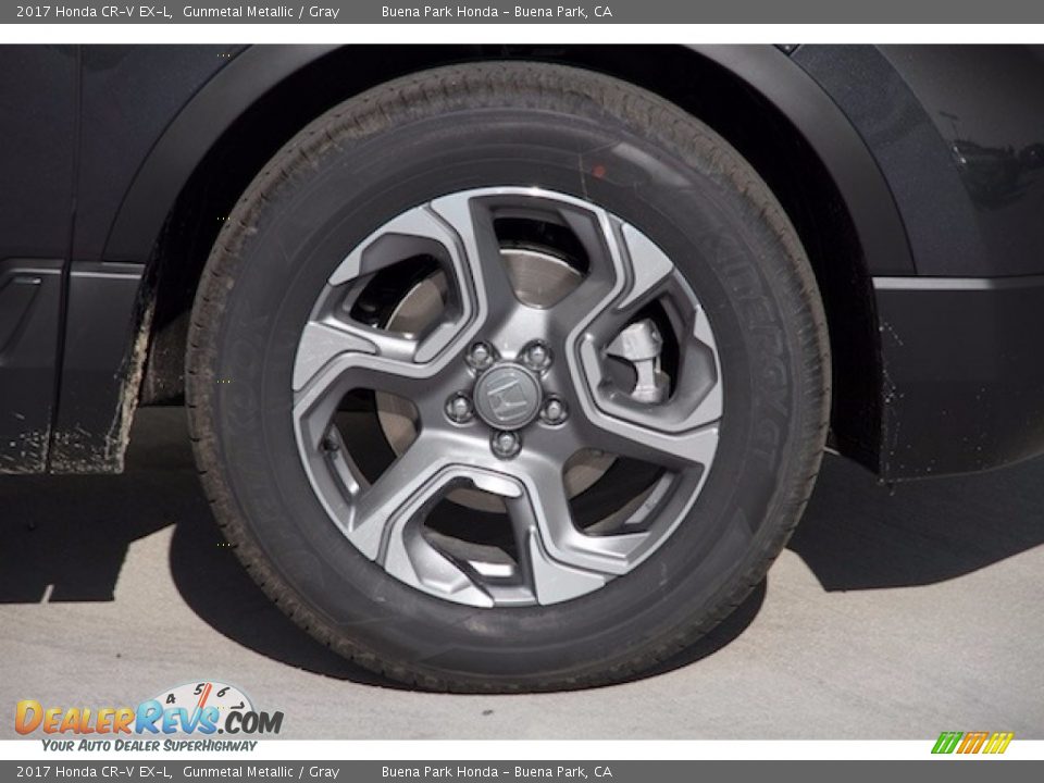 2017 Honda CR-V EX-L Gunmetal Metallic / Gray Photo #4