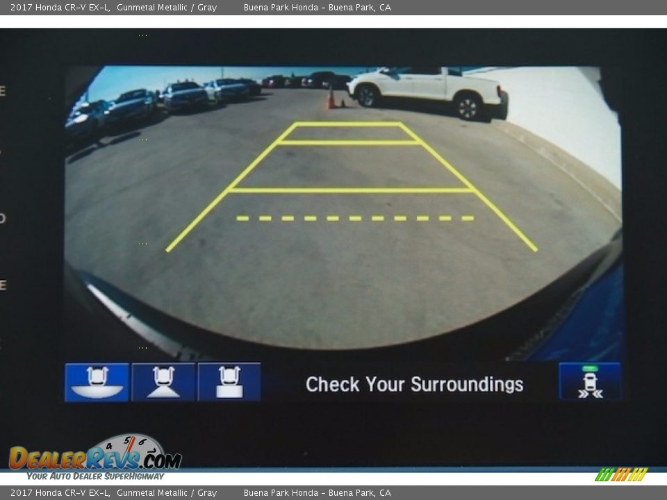 2017 Honda CR-V EX-L Gunmetal Metallic / Gray Photo #5