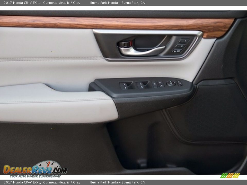 2017 Honda CR-V EX-L Gunmetal Metallic / Gray Photo #6