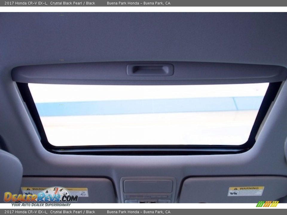 2017 Honda CR-V EX-L Crystal Black Pearl / Black Photo #12
