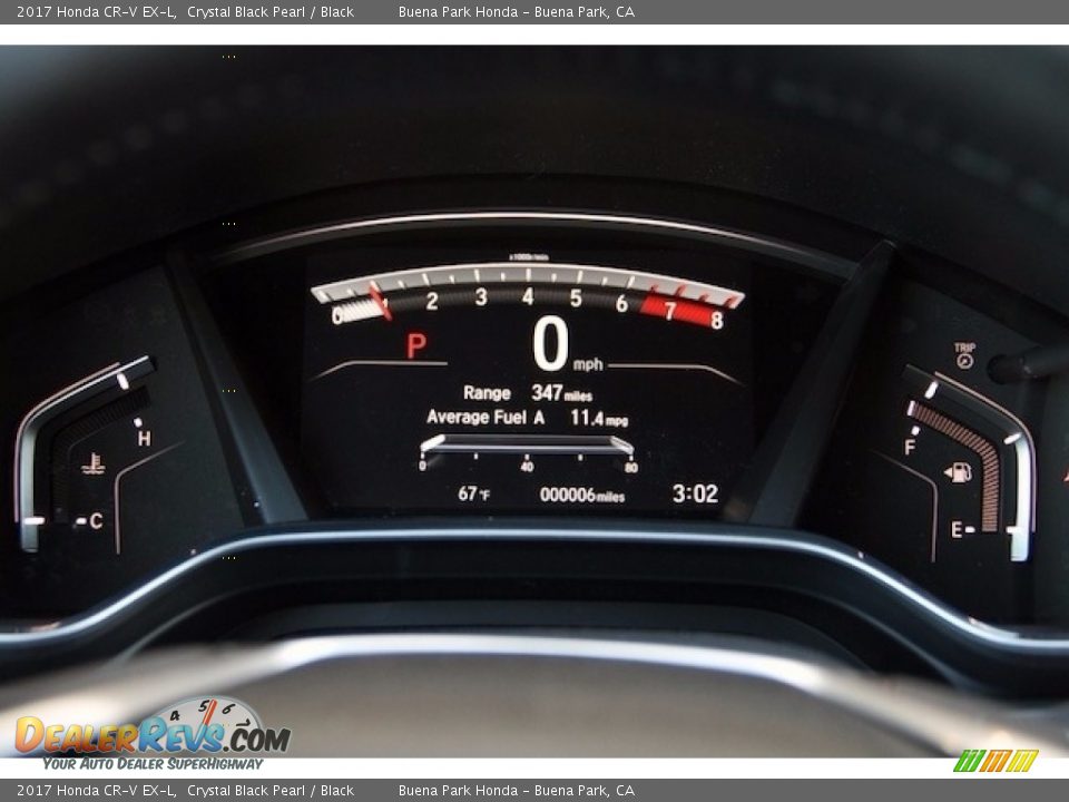 2017 Honda CR-V EX-L Crystal Black Pearl / Black Photo #16