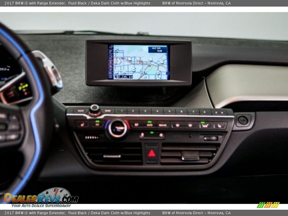 2017 BMW i3 with Range Extender Fluid Black / Deka Dark Cloth w/Blue Highlights Photo #6