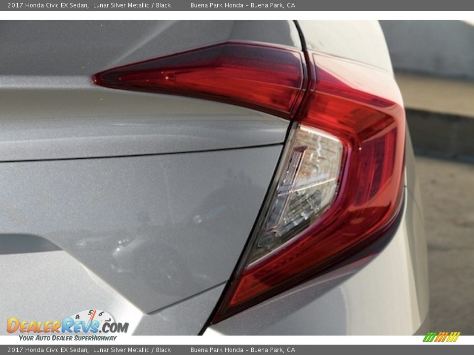 2017 Honda Civic EX Sedan Lunar Silver Metallic / Black Photo #4