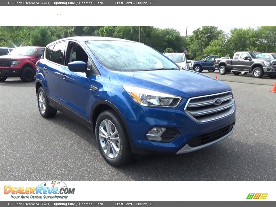 2017 Ford Escape SE 4WD Lightning Blue / Charcoal Black Photo #1