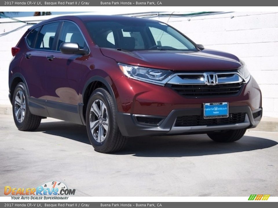 2017 Honda CR-V LX Basque Red Pearl II / Gray Photo #1