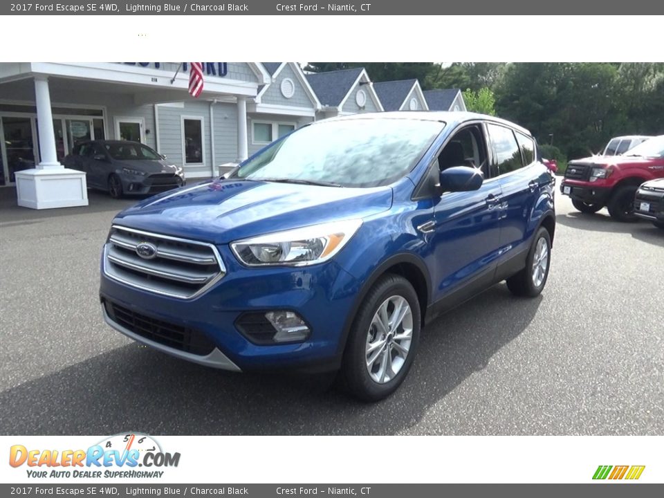 2017 Ford Escape SE 4WD Lightning Blue / Charcoal Black Photo #3