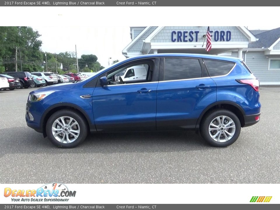 2017 Ford Escape SE 4WD Lightning Blue / Charcoal Black Photo #4