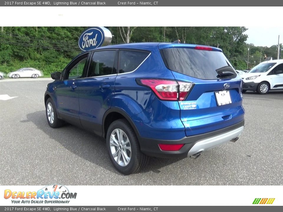 2017 Ford Escape SE 4WD Lightning Blue / Charcoal Black Photo #5