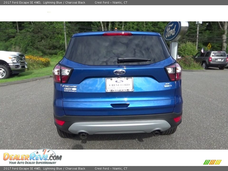 2017 Ford Escape SE 4WD Lightning Blue / Charcoal Black Photo #6