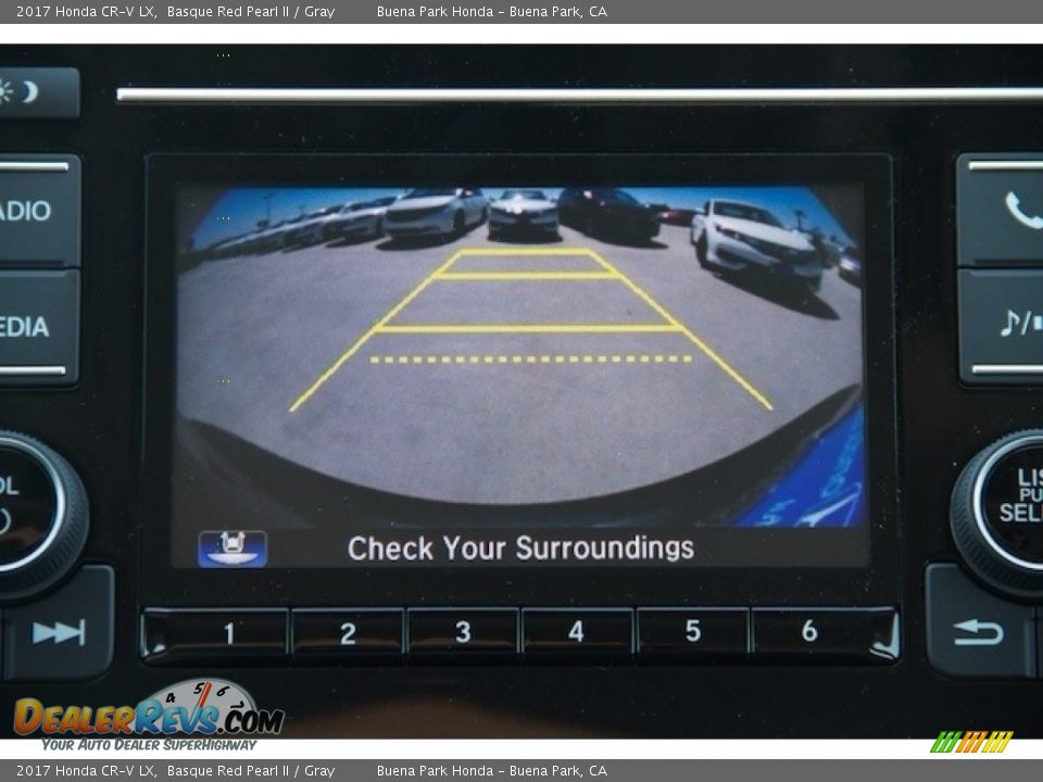 2017 Honda CR-V LX Basque Red Pearl II / Gray Photo #6
