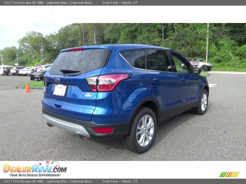 2017 Ford Escape SE 4WD Lightning Blue / Charcoal Black Photo #7