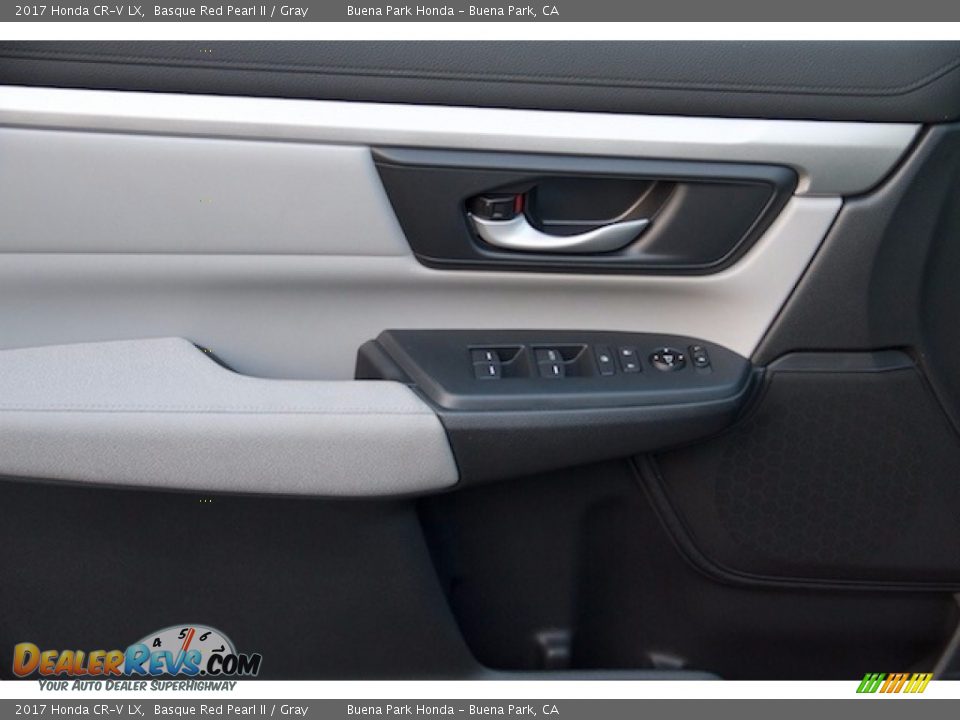 2017 Honda CR-V LX Basque Red Pearl II / Gray Photo #7