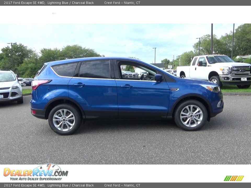 2017 Ford Escape SE 4WD Lightning Blue / Charcoal Black Photo #8