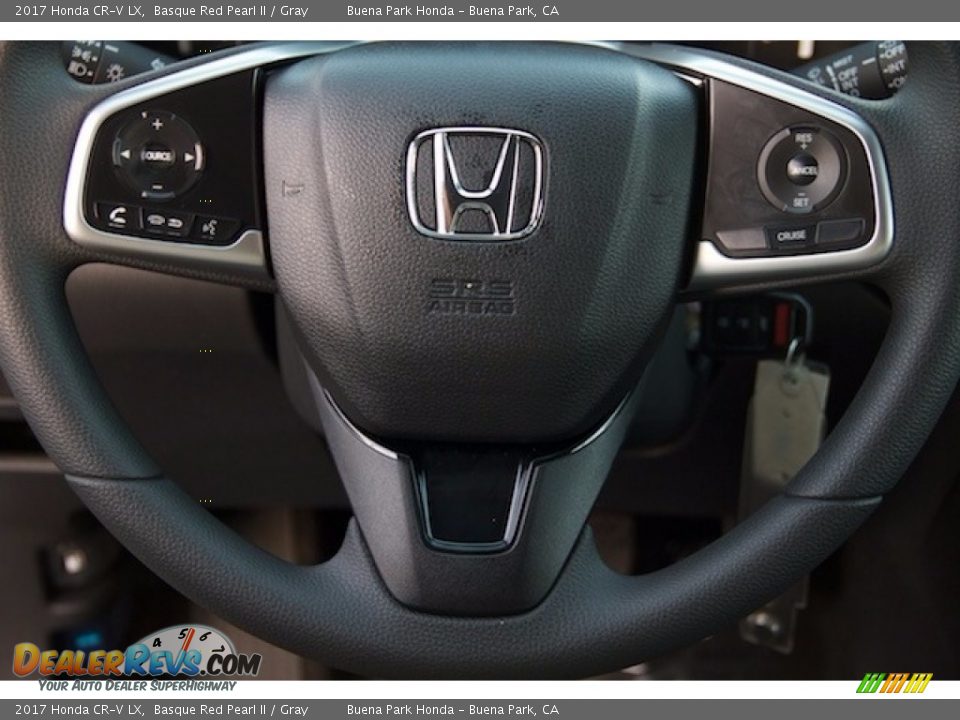 2017 Honda CR-V LX Basque Red Pearl II / Gray Photo #9