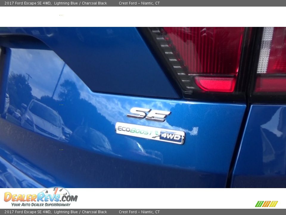 2017 Ford Escape SE 4WD Lightning Blue / Charcoal Black Photo #9