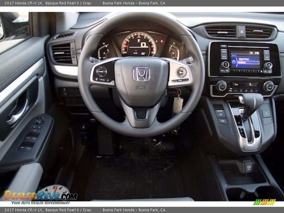2017 Honda CR-V LX Basque Red Pearl II / Gray Photo #12
