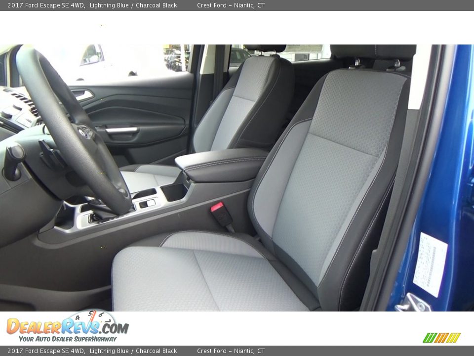 2017 Ford Escape SE 4WD Lightning Blue / Charcoal Black Photo #12