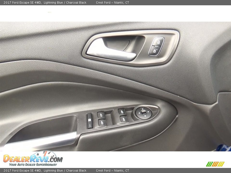 2017 Ford Escape SE 4WD Lightning Blue / Charcoal Black Photo #13