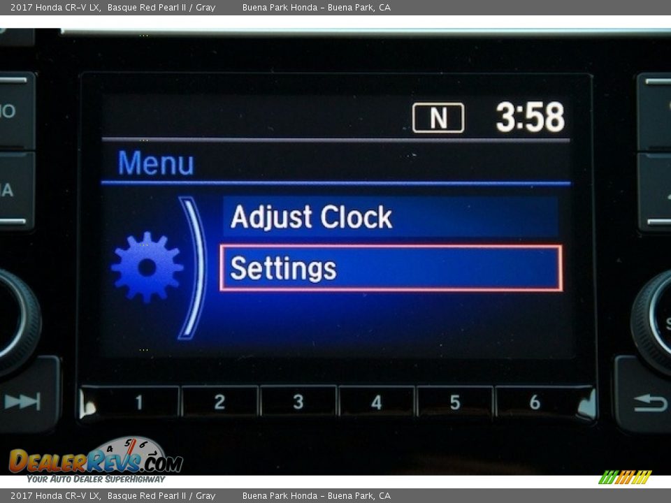 2017 Honda CR-V LX Basque Red Pearl II / Gray Photo #15